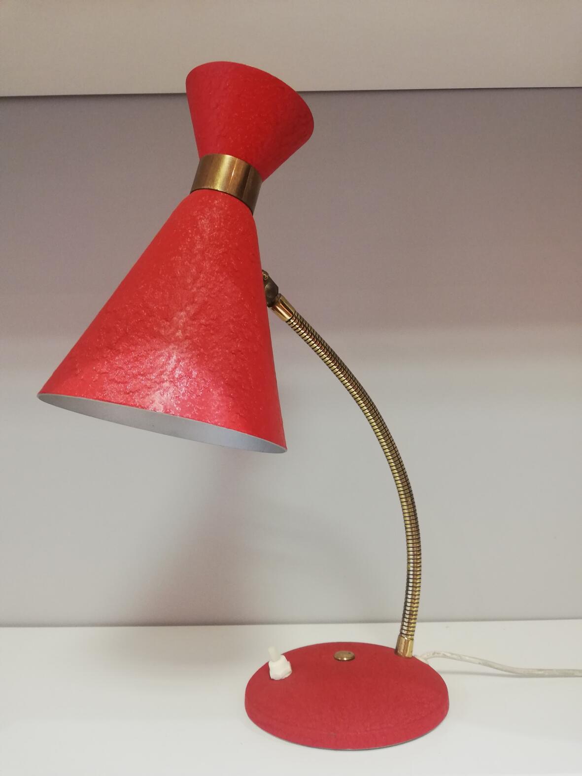 Design Tischlampe um 1950 