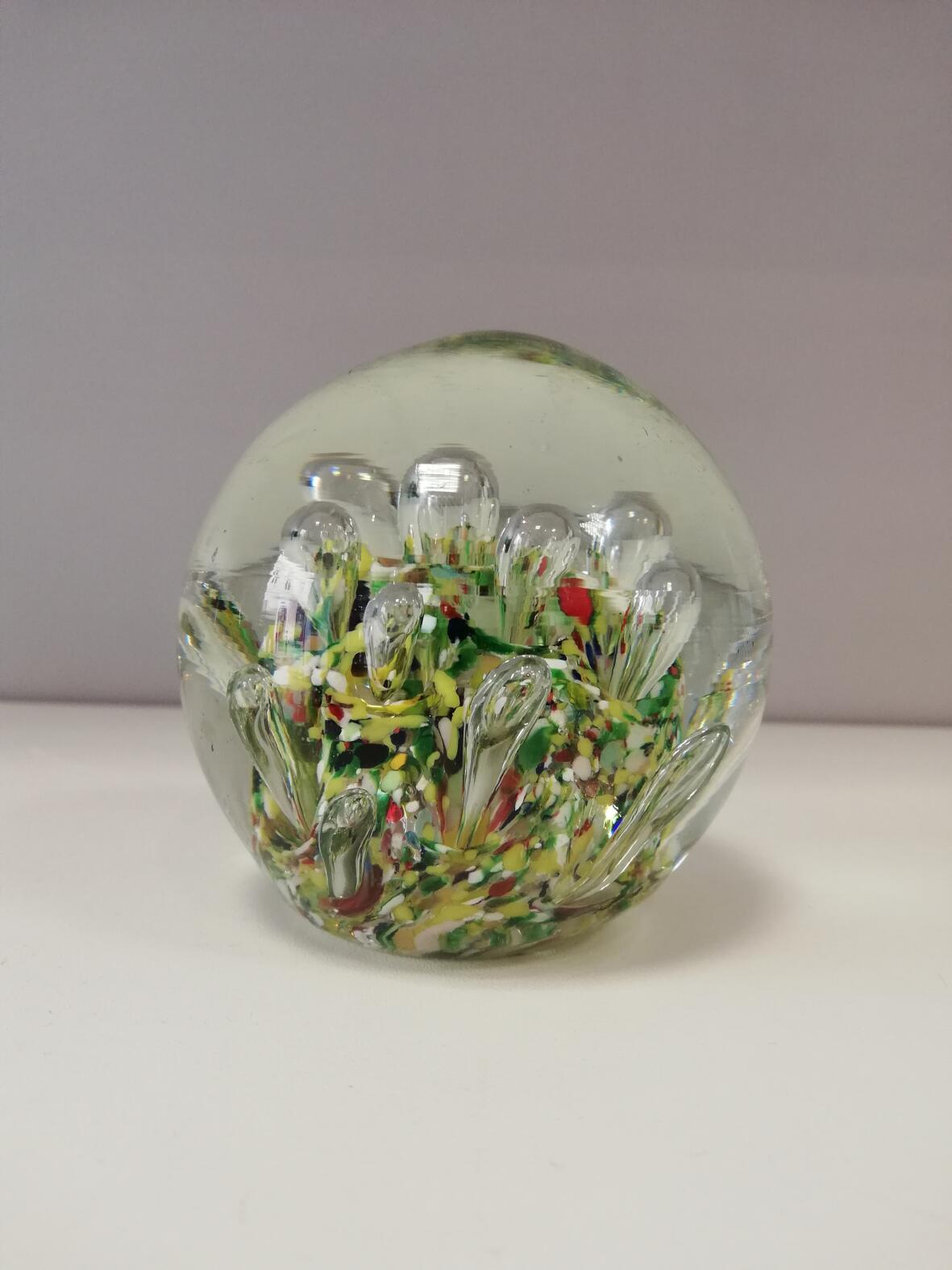 Gläserner Briefbeschwerer, Paperweight 