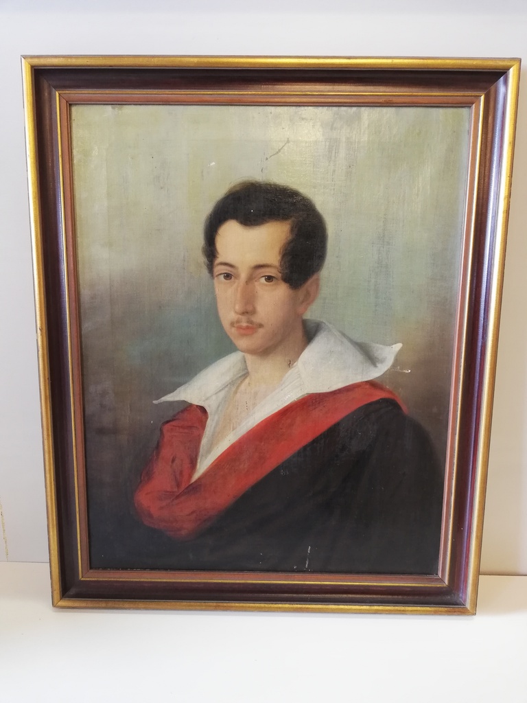 Biedermeier Portrait eines jungen Mannes