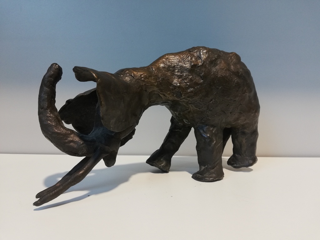 Bronzefigur Elefant